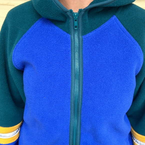 SOLD Vintage 90’s L.L.Bean Mountain Sherpa Fleece Jacket Reflective Kids XL - Picture 6 of 14